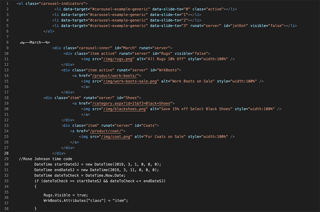 ASP.NET Bootstrap C# Rose Johnson